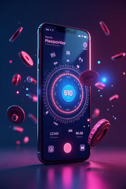 Smartphone with Lola Jack casino app